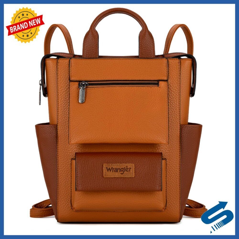 Convertible Backpack Purse Vegan Leather Anti-Theft Adjustable Strap Women's